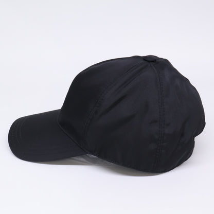 PRADA プラダ 【美品】トライアングルプレート ナイロン ベースボールキャップ 帽子
