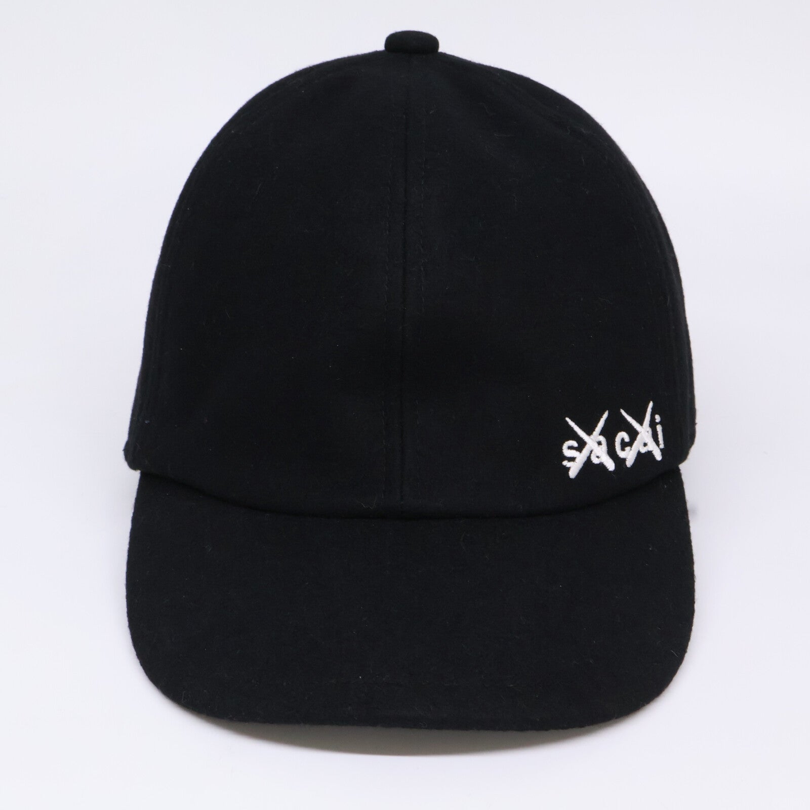 sacai サカイ x KAWS カウズ 【美品】21AW 21-0289S Melton cap メルトンキャップ 帽子