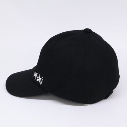 sacai サカイ x KAWS カウズ 【美品】21AW 21-0289S Melton cap メルトンキャップ 帽子