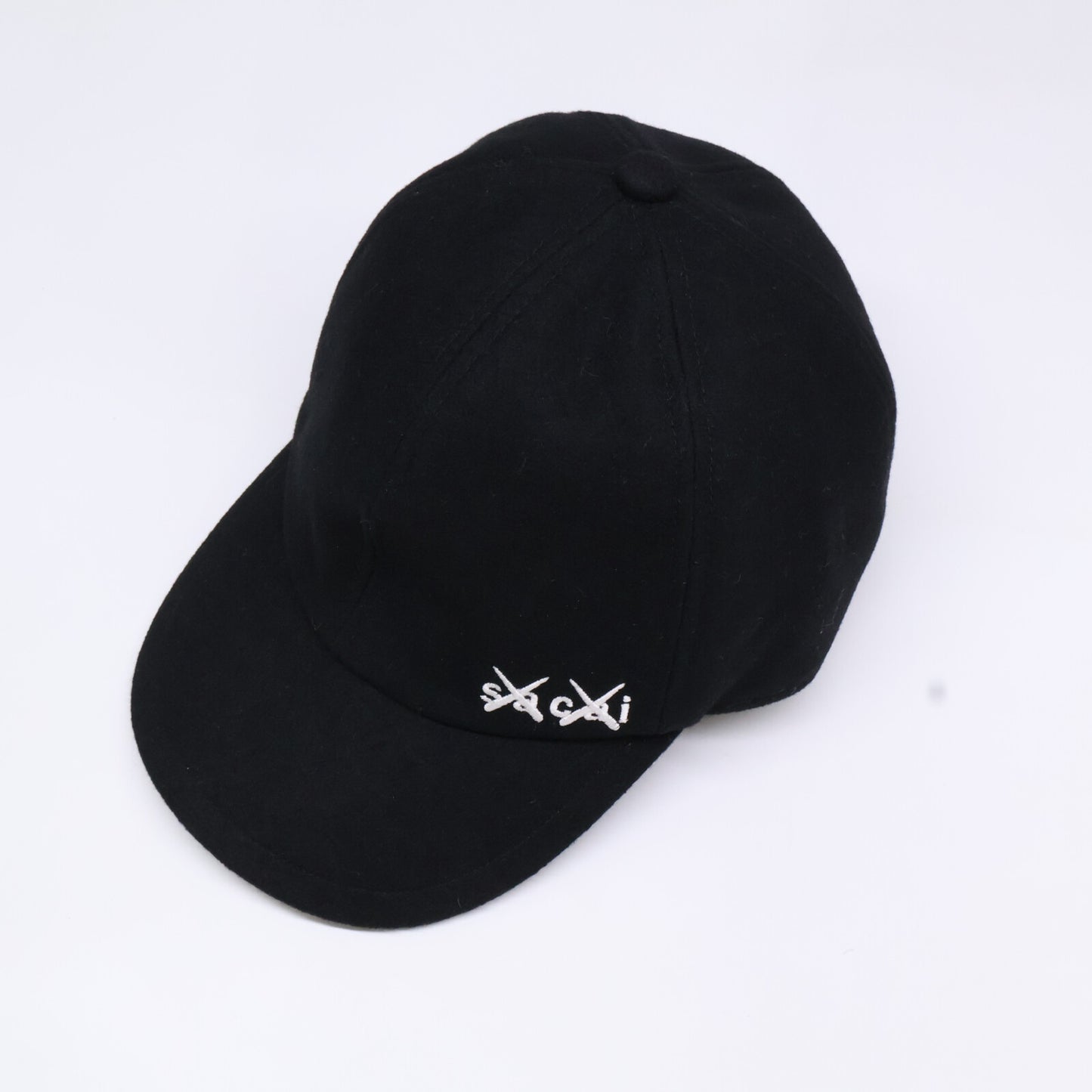 sacai サカイ x KAWS カウズ 【美品】21AW 21-0289S Melton cap メルトンキャップ 帽子