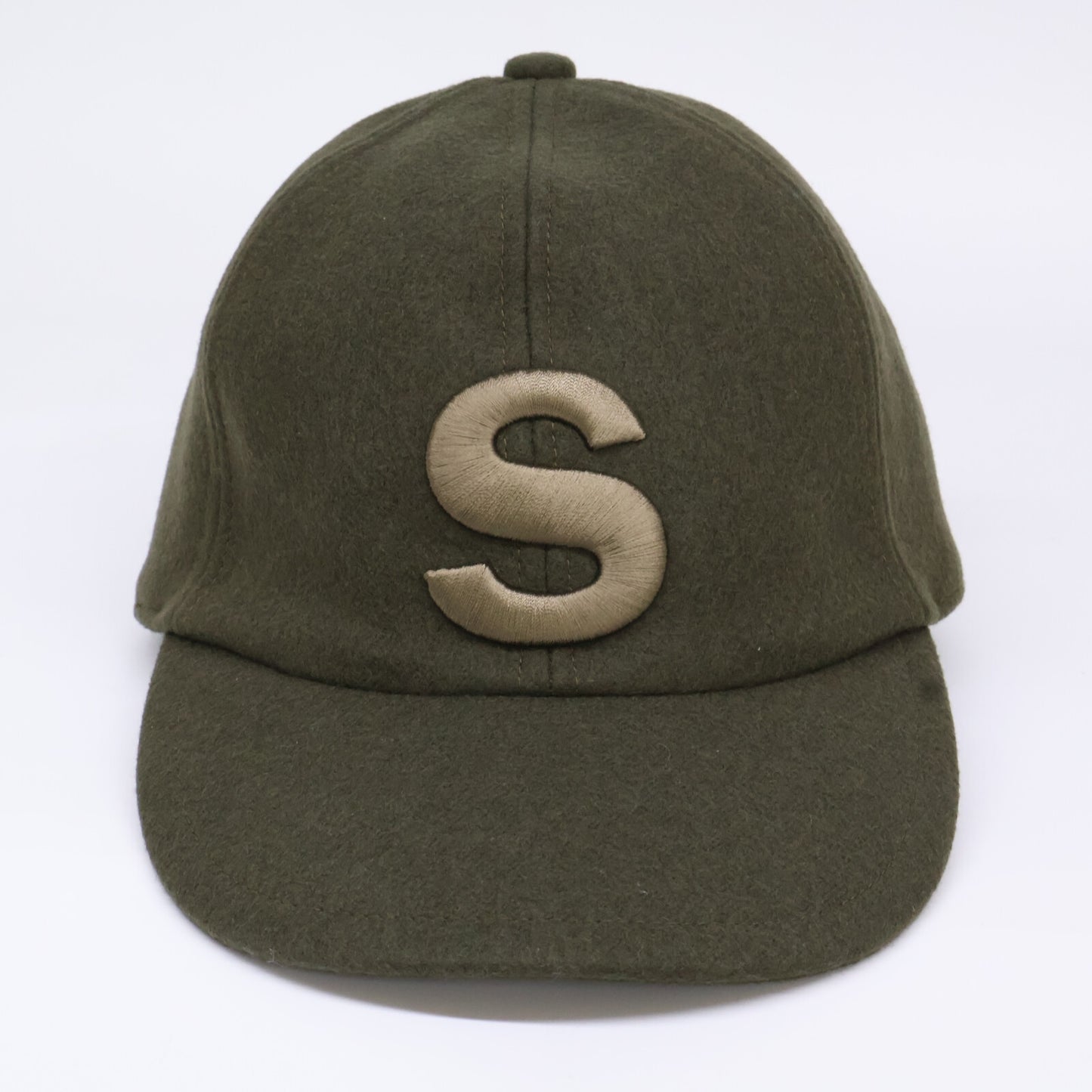 sacai サカイ 【美品】20AW 20-0136S Wool Melton Cap Sロゴ刺繍 メルトンキャップ 帽子