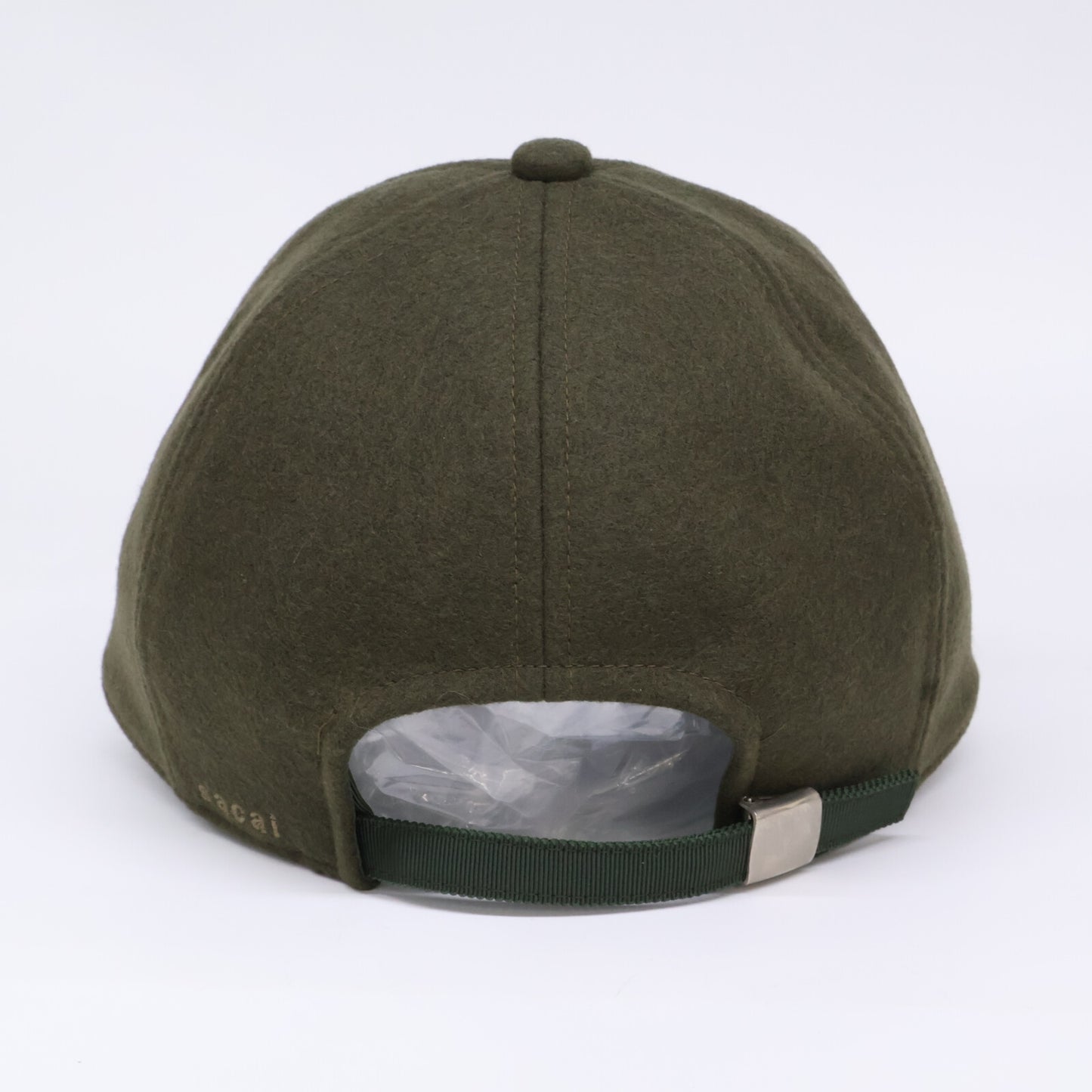 sacai サカイ 【美品】20AW 20-0136S Wool Melton Cap Sロゴ刺繍 メルトンキャップ 帽子