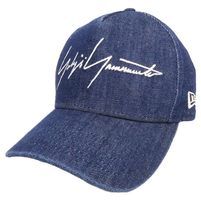New Era ニューエラ x Yohji Yamamoto POUR HOMME ヨウジヤマモトプールオム 【美品】HH-H56-060 940 D-FRAME YY SIGN ロゴ刺繍 キャップ 帽子