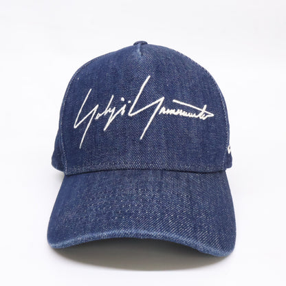 New Era ニューエラ x Yohji Yamamoto POUR HOMME ヨウジヤマモトプールオム 【美品】HH-H56-060 940 D-FRAME YY SIGN ロゴ刺繍 キャップ 帽子