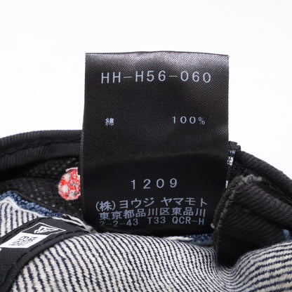 New Era ニューエラ x Yohji Yamamoto POUR HOMME ヨウジヤマモトプールオム 【美品】HH-H56-060 940 D-FRAME YY SIGN ロゴ刺繍 キャップ 帽子