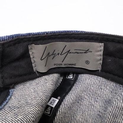New Era ニューエラ x Yohji Yamamoto POUR HOMME ヨウジヤマモトプールオム 【美品】HH-H56-060 940 D-FRAME YY SIGN ロゴ刺繍 キャップ 帽子