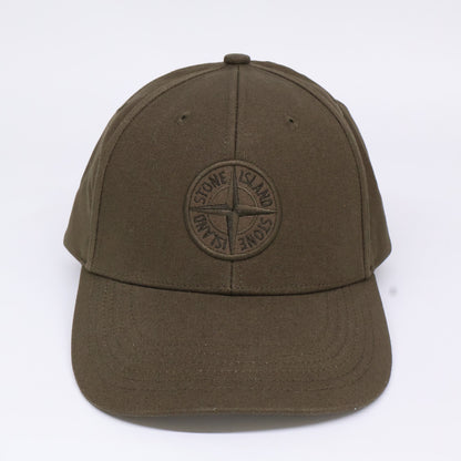 STONE ISLAND ストーンアイランド 【美品】811599661 ロゴ刺繍 コットン ベースボールキャップ 帽子