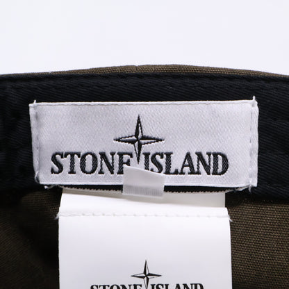 STONE ISLAND ストーンアイランド 【美品】811599661 ロゴ刺繍 コットン ベースボールキャップ 帽子