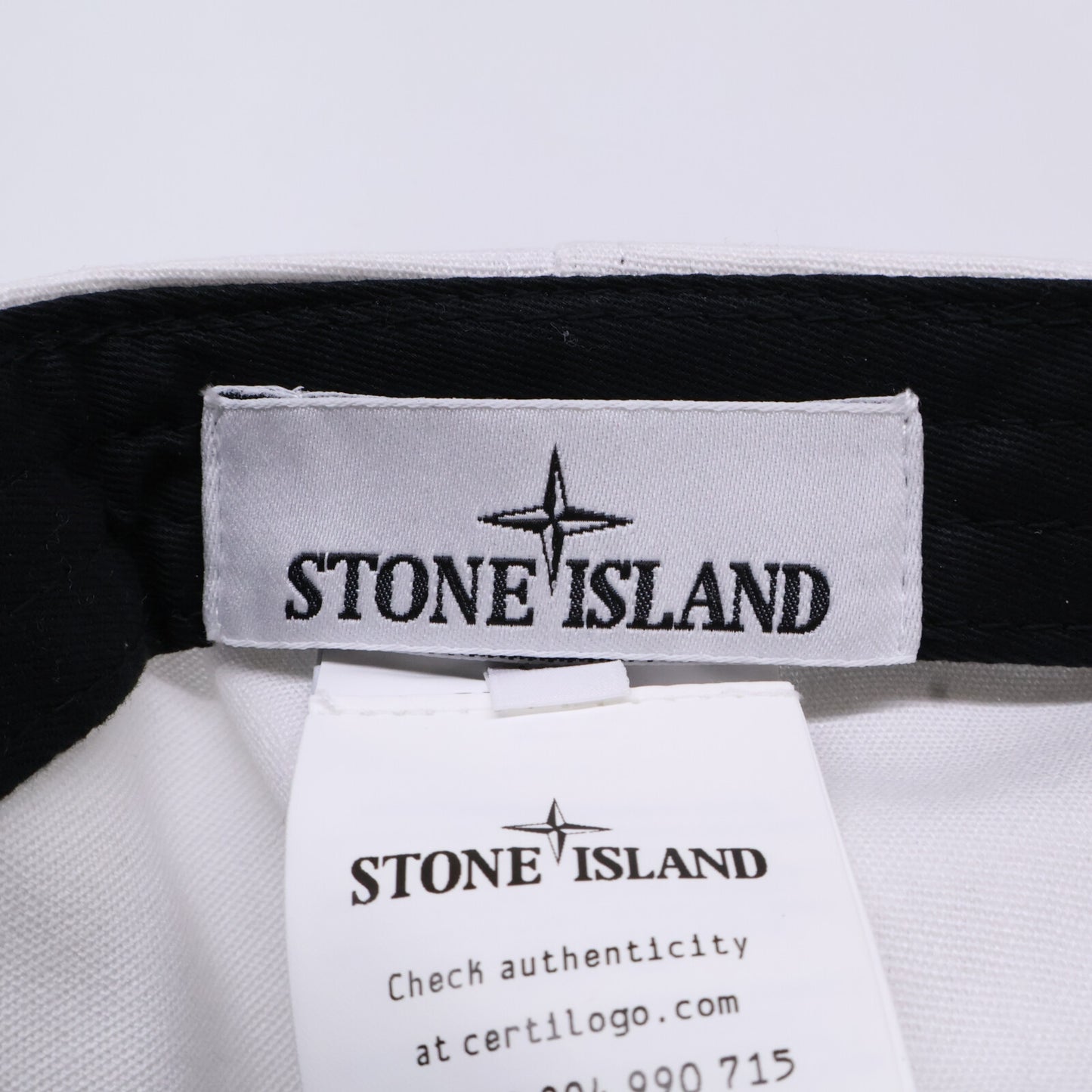 STONE ISLAND ストーンアイランド 【美品】801599661 ロゴ刺繍 ベースボールキャップ 帽子