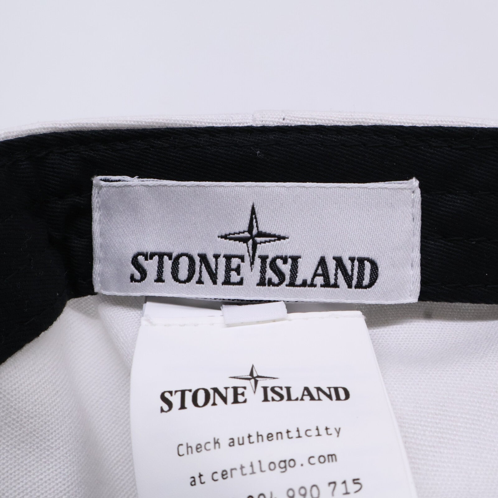 STONE ISLAND ストーンアイランド 【美品】801599661 ロゴ刺繍 ベースボールキャップ 帽子