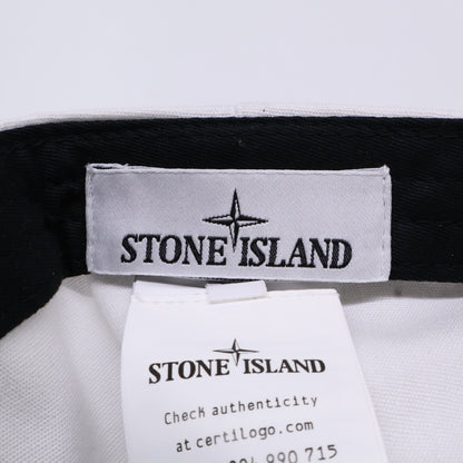 STONE ISLAND ストーンアイランド 【美品】801599661 ロゴ刺繍 ベースボールキャップ 帽子