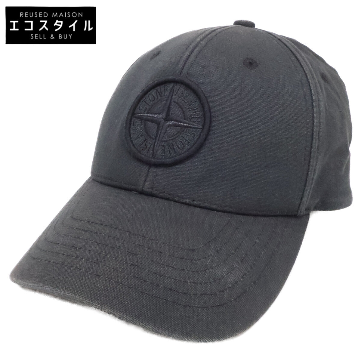 STONE ISLAND ストーンアイランド 781599661 ロゴ刺繍 コットン キャップ 帽子