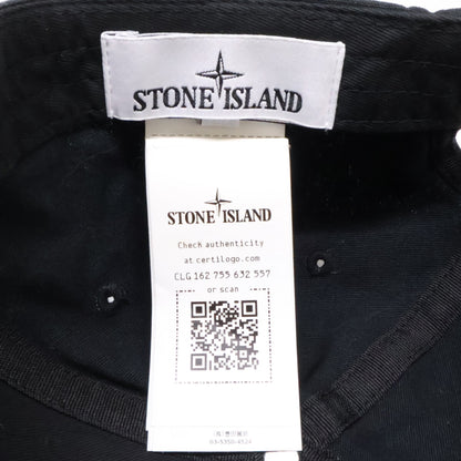 STONE ISLAND ストーンアイランド 781599661 ロゴ刺繍 コットン キャップ 帽子