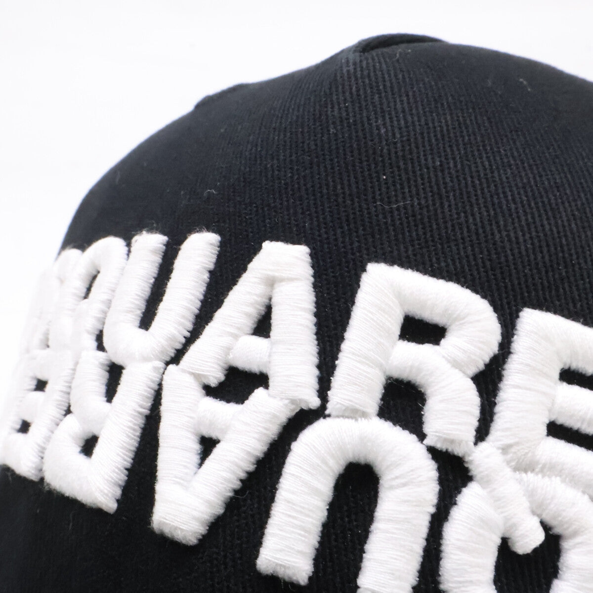 DSQUARED2 ディースクエアード ロゴ刺繍 コットン キャップ 帽子
