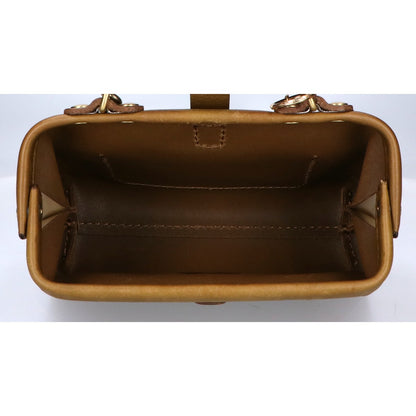 HERZ Two-Way Shoulder Handbag with Framed Opening