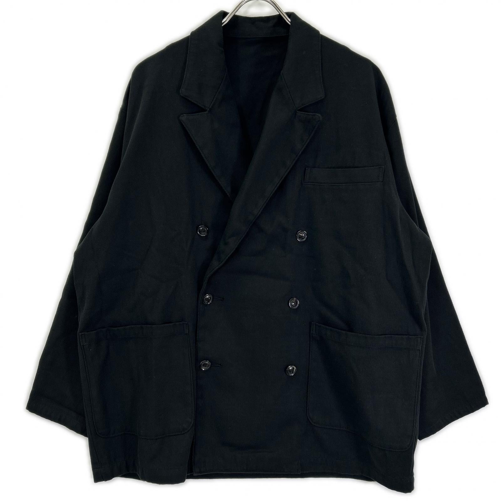 Porter Classic ポータークラシック ブラック ORGANIC DOUBLE TWILL DOUBLE JACKET ジャケット