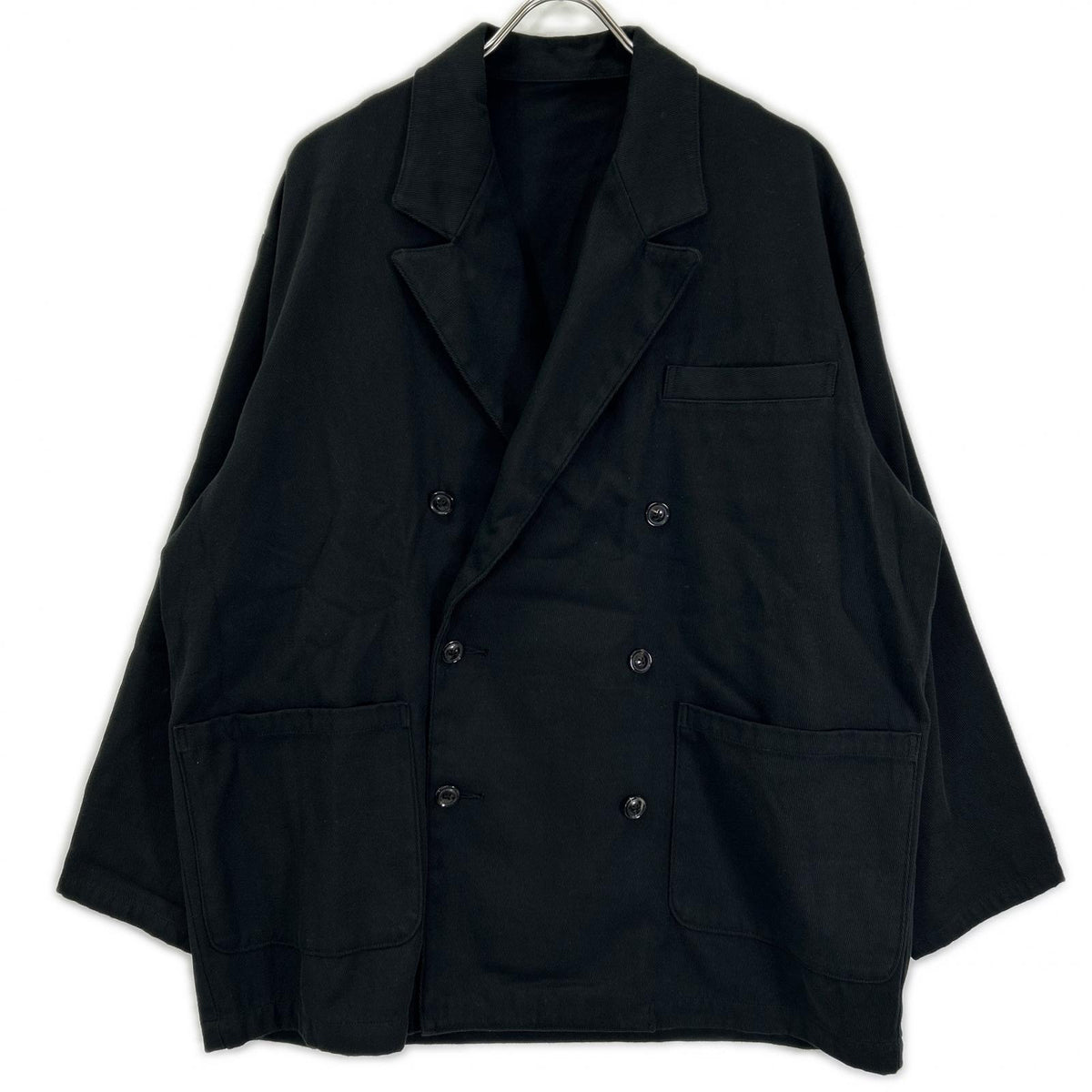 Porter Classic ポータークラシック ブラック ORGANIC DOUBLE TWILL DOUBLE JACKET ジャケット
