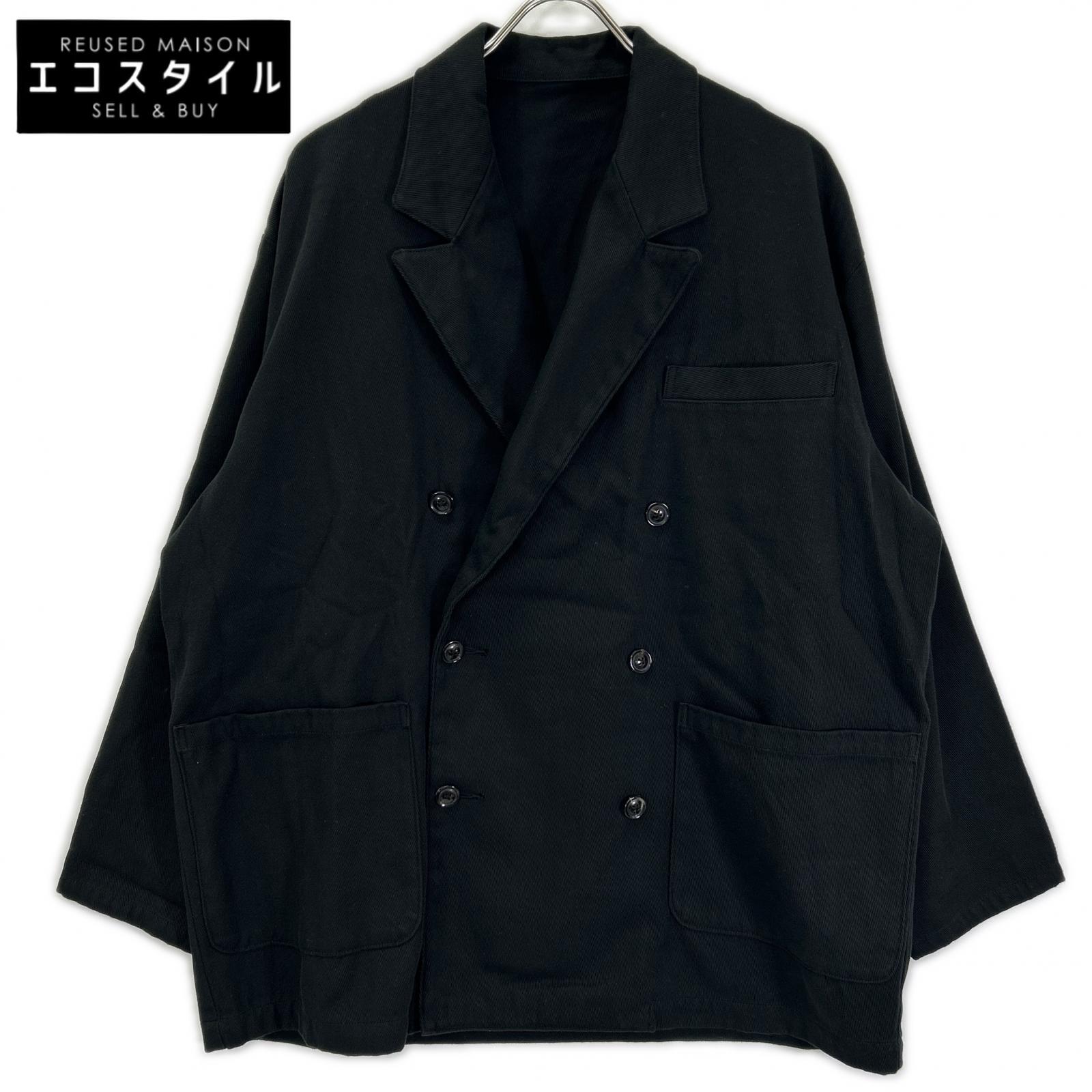 Porter Classic ポータークラシック ブラック ORGANIC DOUBLE TWILL DOUBLE JACKET ジャケット