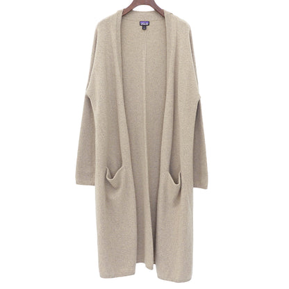 Patagonia パタゴニア 美品 カシミヤ×ウール ロングカーディガン トップス レディース グレージュ S 50895 21年製 トップス