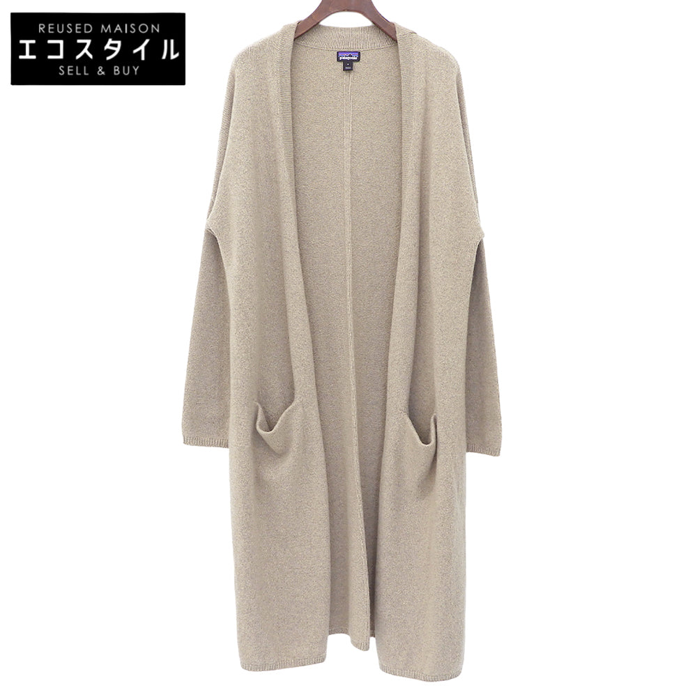 Patagonia パタゴニア 美品 カシミヤ×ウール ロングカーディガン トップス レディース グレージュ S 50895 21年製 トップス