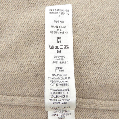 Patagonia パタゴニア 美品 カシミヤ×ウール ロングカーディガン トップス レディース グレージュ S 50895 21年製 トップス