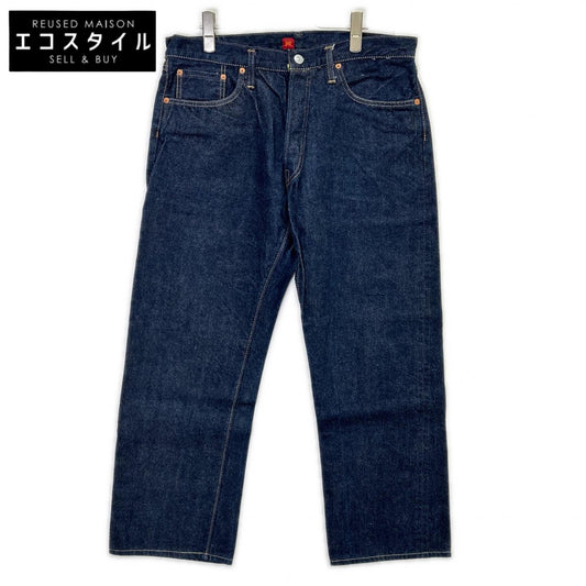 RESOLUTE Indigo Cotton 711 XX Model Straight-Leg Denim Pants Bottoms