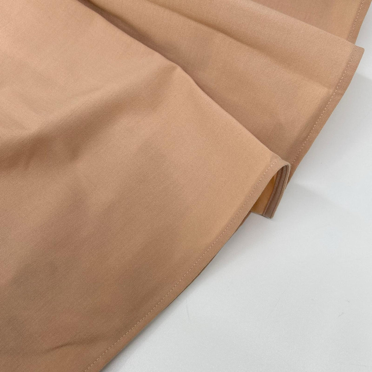 ADEAM Baby Pink Square-Neck Gathered Long-Sleeve Dress Dress