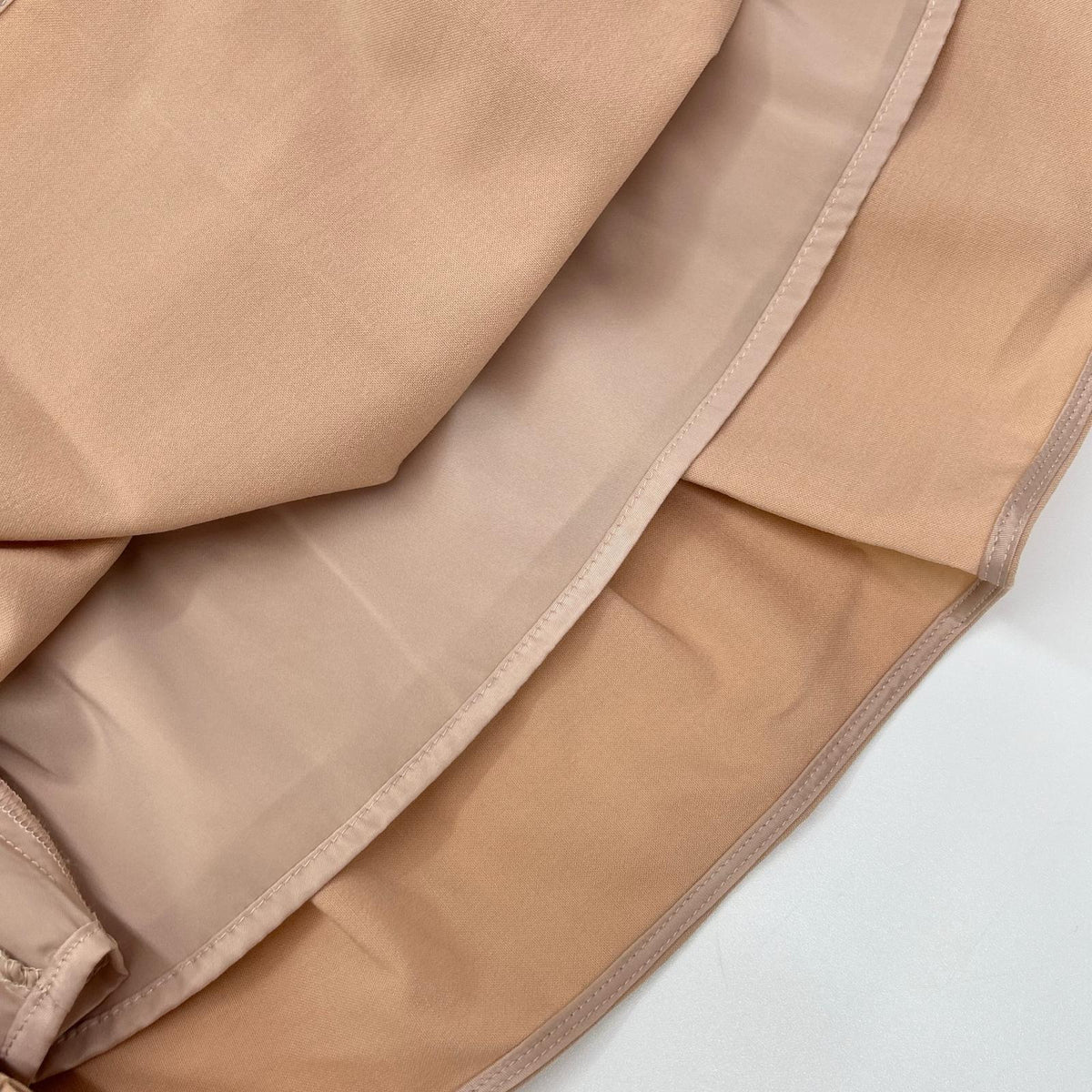 ADEAM Baby Pink Square-Neck Gathered Long-Sleeve Dress Dress