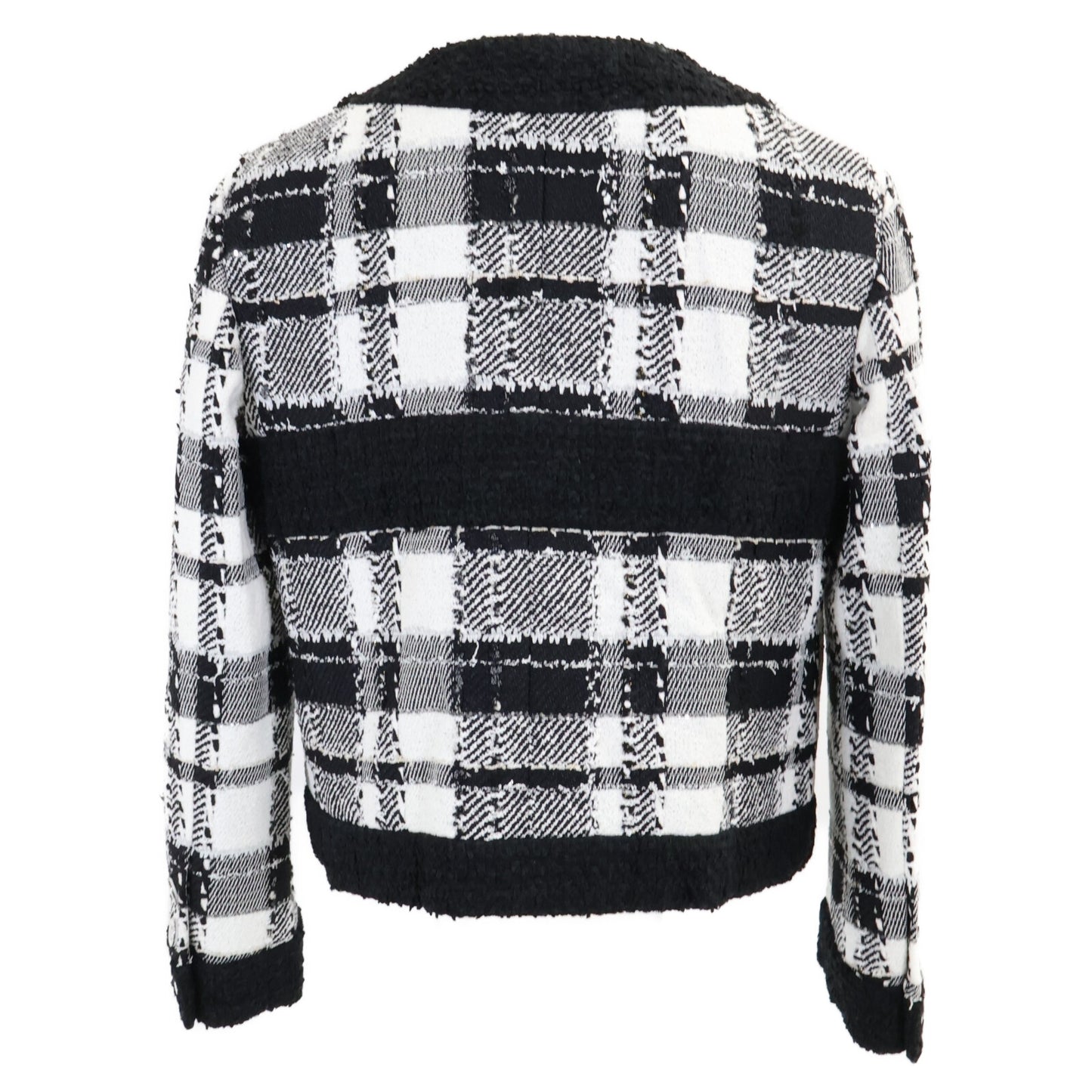 CHANEL シャネル 【美品/国内正規/23SS】P74407V65893 ココマークボタン ツイード ノーカラージャケット ジャケット