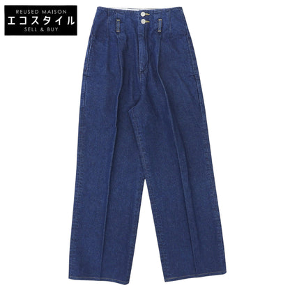 AEWEN MATOPH イウエン マトフ 11OZ OV/DYE バギーデニムパンツ ボトムス レディース インディゴ 36 ボトムス