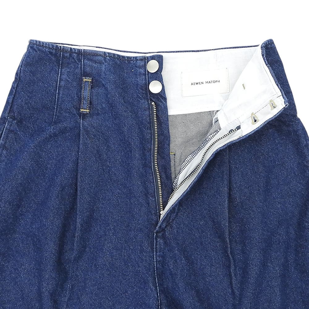 AEWEN MATOPH イウエン マトフ 11OZ OV/DYE バギーデニムパンツ ボトムス レディース インディゴ 36 ボトムス