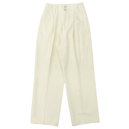 AEWEN MATOPH イウエン マトフ 11OZ OV/DYE バギーデニムパンツ ボトムス レディース オフホワイト 36 ボトムス