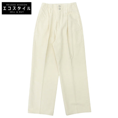 AEWEN MATOPH イウエン マトフ 11OZ OV/DYE バギーデニムパンツ ボトムス レディース オフホワイト 36 ボトムス