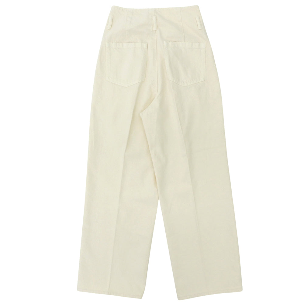 AEWEN MATOPH イウエン マトフ 11OZ OV/DYE バギーデニムパンツ ボトムス レディース オフホワイト 36 ボトムス