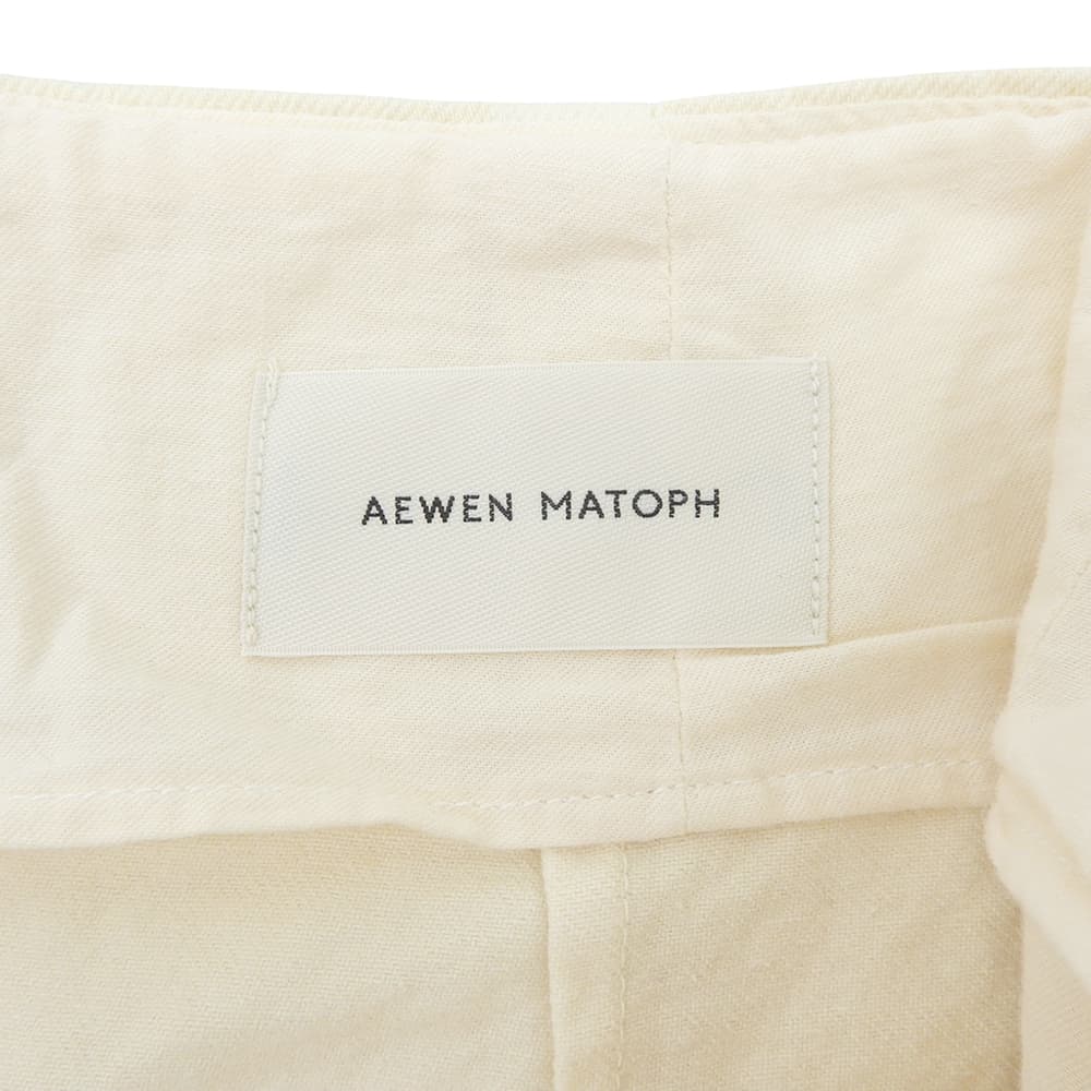 AEWEN MATOPH イウエン マトフ 11OZ OV/DYE バギーデニムパンツ ボトムス レディース オフホワイト 36 ボトムス