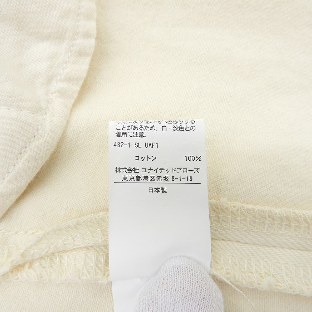 AEWEN MATOPH イウエン マトフ 11OZ OV/DYE バギーデニムパンツ ボトムス レディース オフホワイト 36 ボトムス