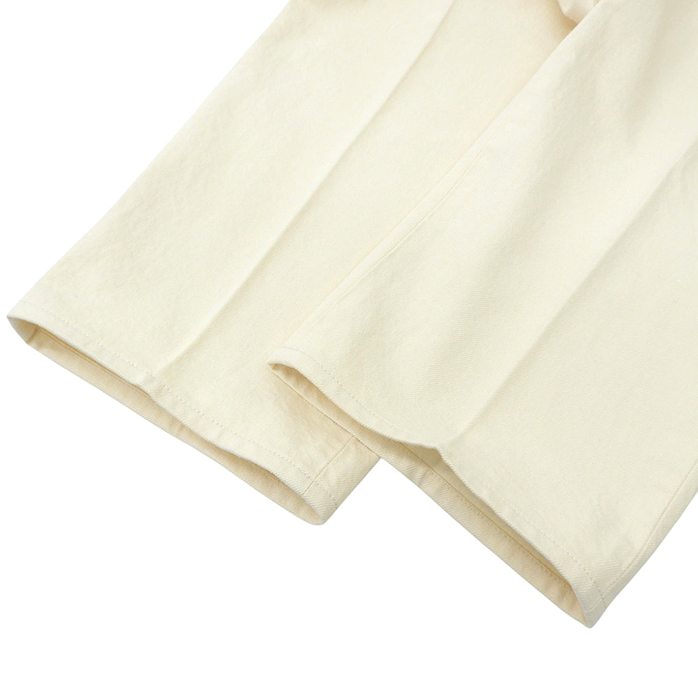 AEWEN MATOPH イウエン マトフ 11OZ OV/DYE バギーデニムパンツ ボトムス レディース オフホワイト 36 ボトムス