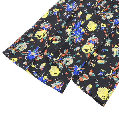 ETRO エトロ 総柄 センターシム フレアパンツ ボトムス レディース ブラック 38 ボトムス