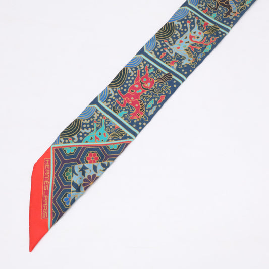 HERMES エルメス 【新品同様】COLLECTIONS IMPERIALES 王室のコレクション シルク ツイリー スカーフ
