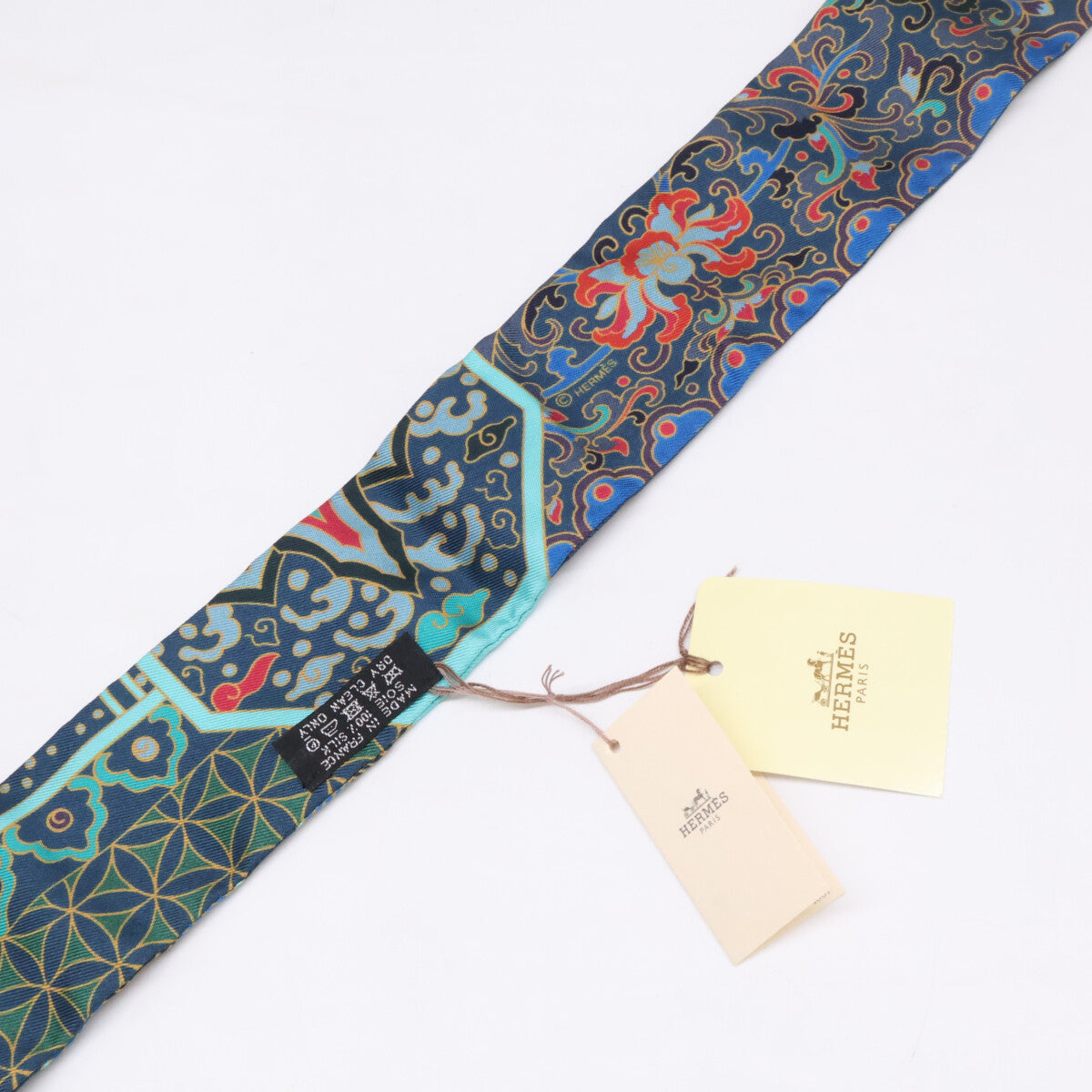 HERMES エルメス 【新品同様】COLLECTIONS IMPERIALES 王室のコレクション シルク ツイリー スカーフ