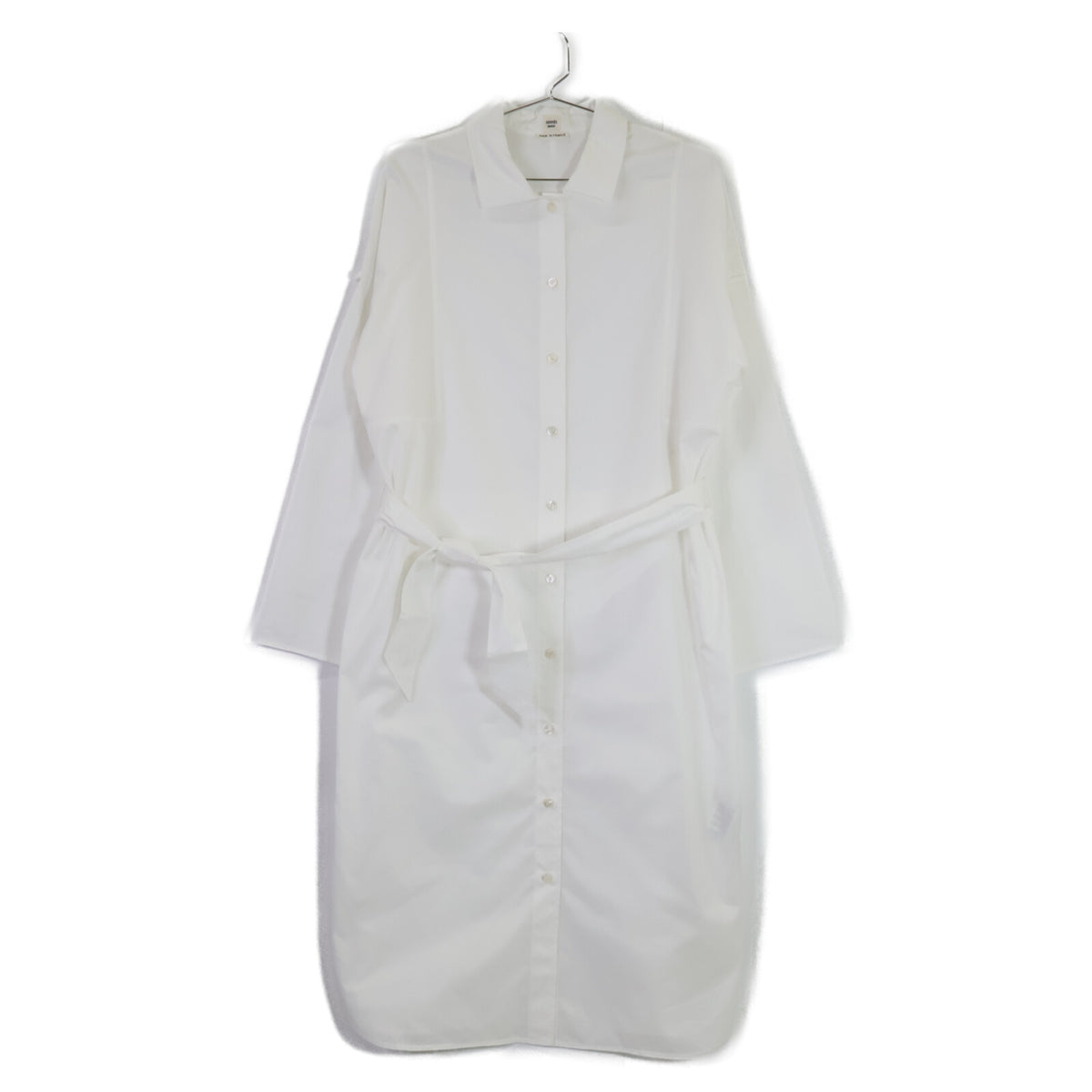 HERMES エルメス 【美品】ROSE ESPRIT CHEMISE TWILL DE COTTON AIRO コットン ベルト付 シャツ ワンピース