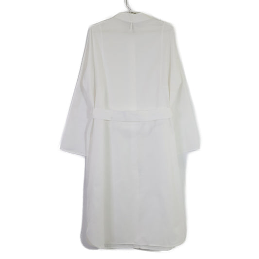 HERMES エルメス 【美品】ROSE ESPRIT CHEMISE TWILL DE COTTON AIRO コットン ベルト付 シャツ ワンピース