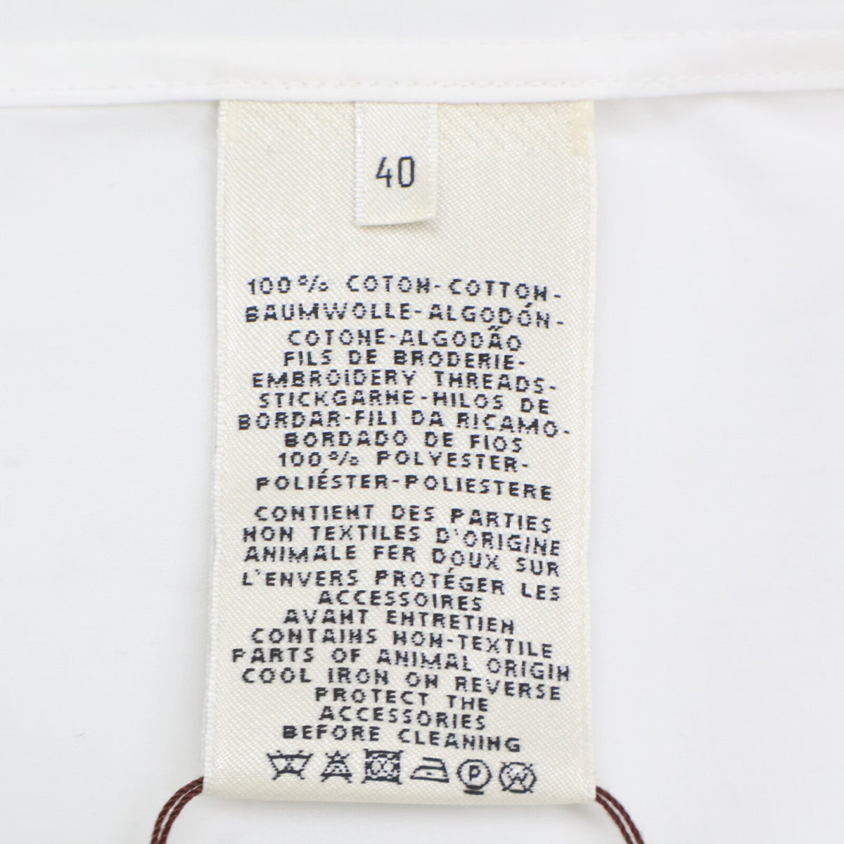 HERMES エルメス 【美品】ROSE ESPRIT CHEMISE TWILL DE COTTON AIRO コットン ベルト付 シャツ ワンピース
