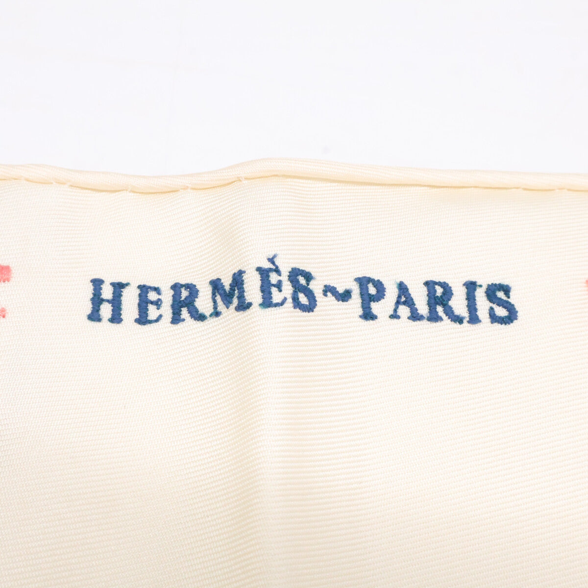 HERMES エルメス 【新品同様】H884127S 01 ポワント ブロデ ツイリー・オ・ブロック シルク ポワント スカーフ