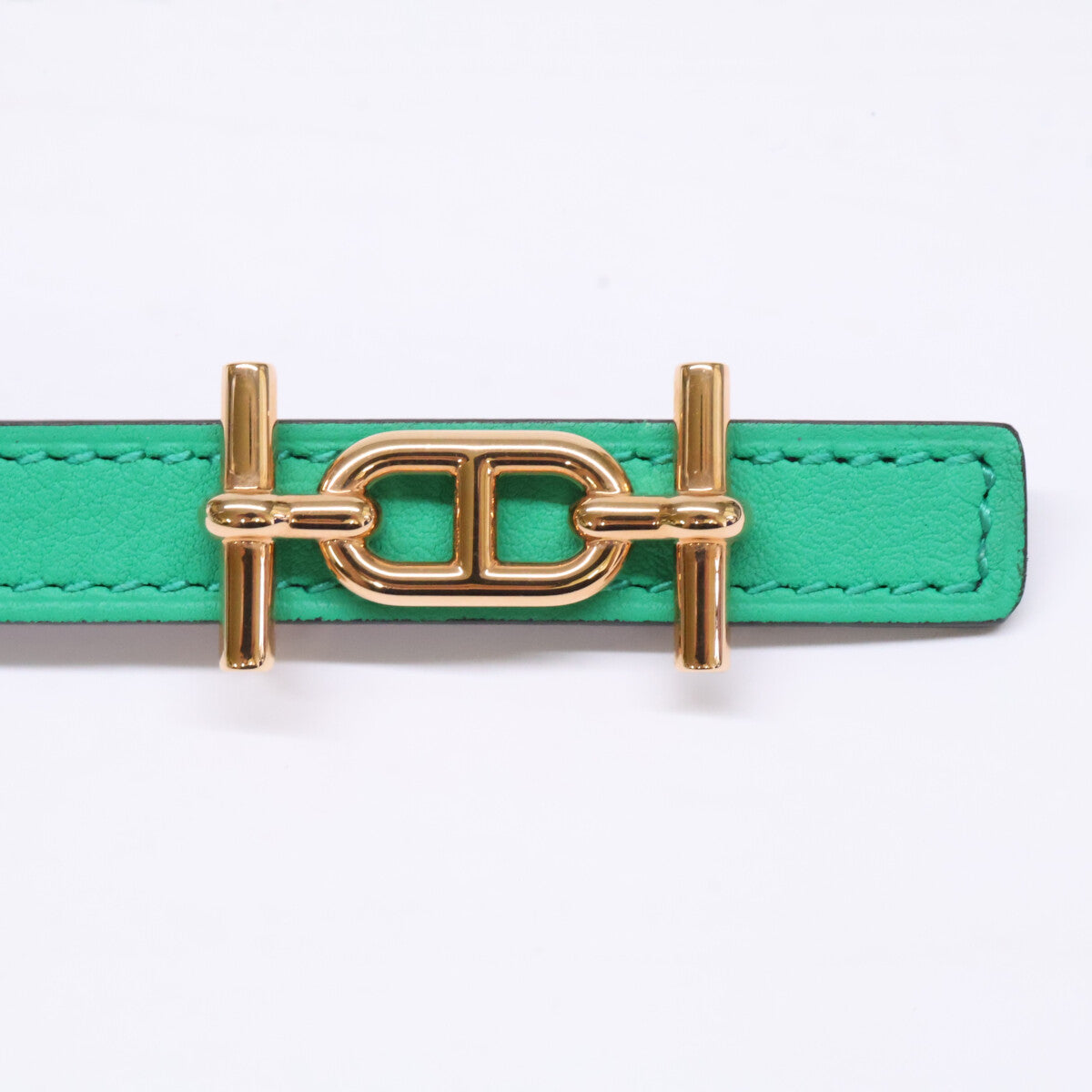 HERMES エルメス 【新品同様】B刻印 G金具 アンクル ベルトバックル・キット リバーシブル レザー ベルト 13 スイフト/エプソン ベルト