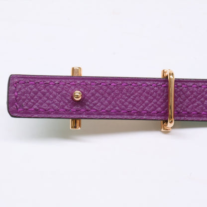 HERMES エルメス 【新品同様】B刻印 G金具 アンクル ベルトバックル・キット リバーシブル レザー ベルト 13 スイフト/エプソン ベルト