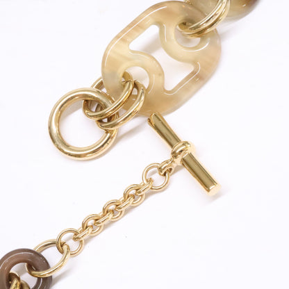 HERMES エルメス 新品同様 H057079FD00 ユリディス バッファローホーン ショート ネックレス
