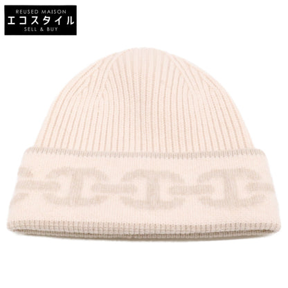 HERMES エルメス 【美品】H232021N HEAVEN CHAINE D'ANCRE ヘブン カシミヤ ニット帽 帽子