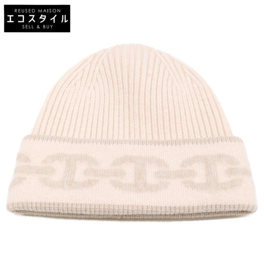 HERMES エルメス 【美品】H232021N HEAVEN CHAINE D'ANCRE ヘブン カシミヤ ニット帽 帽子