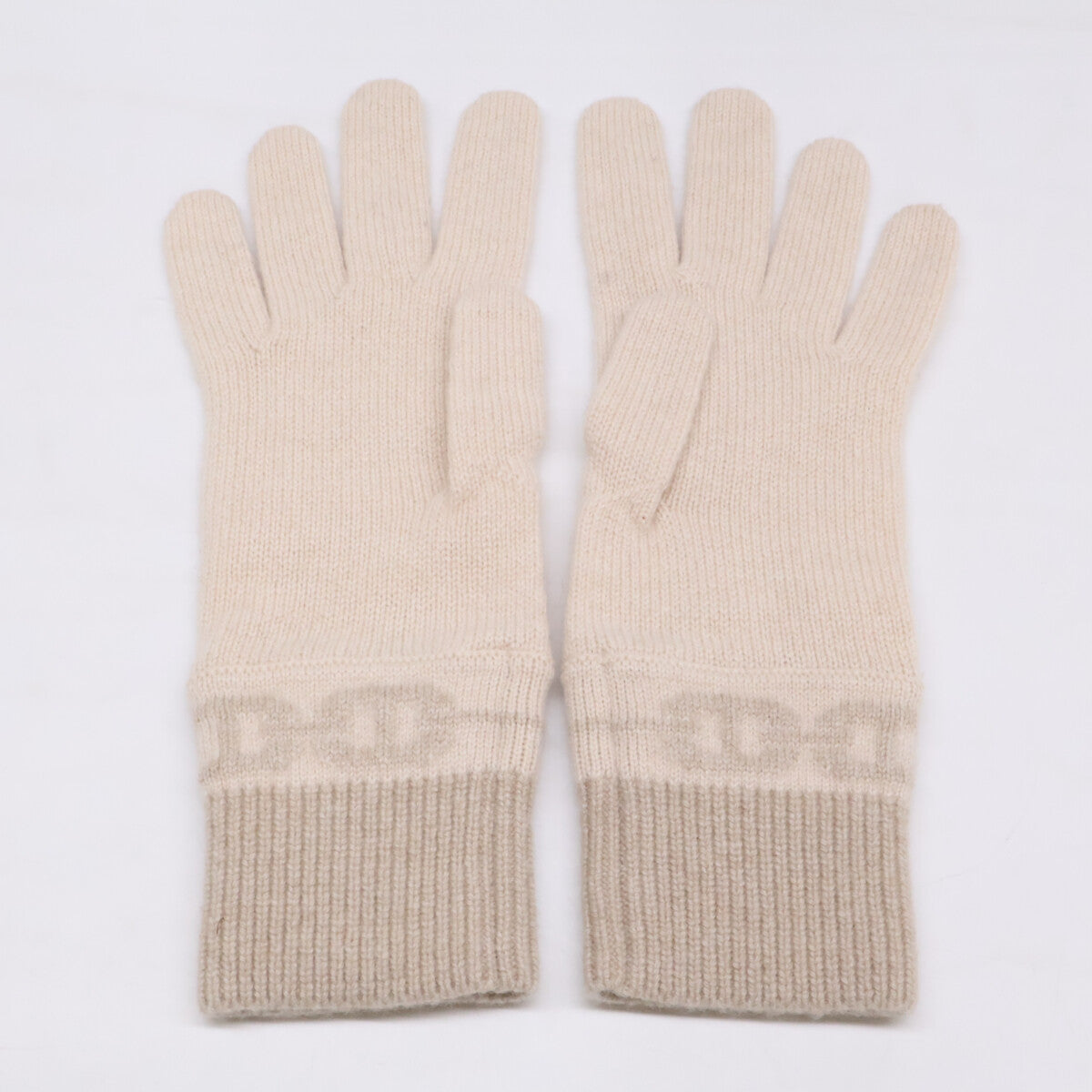 HERMES エルメス 【美品】H232006G HEAVEN ヘブン シェーヌダンクル カシミヤ 手袋 グローブ
